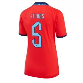 Nogometni Dresovi Engleska John Stones 5 Ženska Gostujući Svjetsko Prvenstvo 2022 Kratkih Rukava